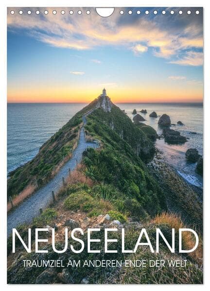 NEUSEELAND - TRAUMZIEL AM ANDEREN ENDE DER WELT (Wandkalender 2026 DIN A4 hoch), CALVENDO Monatskale