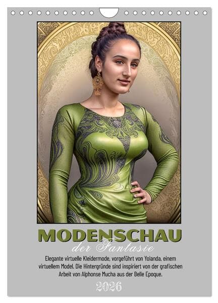 Modenschau der Fantasie (Wandkalender 2026 DIN A4 hoch), CALVENDO Monatskalender