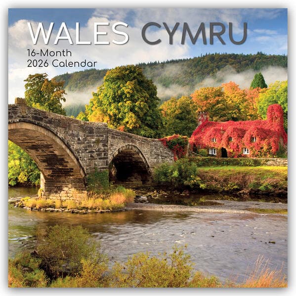 Wales 2026 - 16-Monatskalender