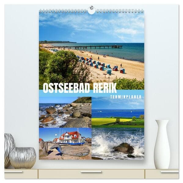 Ostseebad Rerik - Terminplaner (hochwertiger Premium Wandkalender 2026 DIN A2 hoch), Kunstdruck in Hochglanz