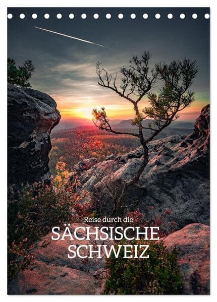 Reise durch die Sächsische Schweiz (Tischkalender 2026 DIN A5 hoch), CALVENDO Monatskalender