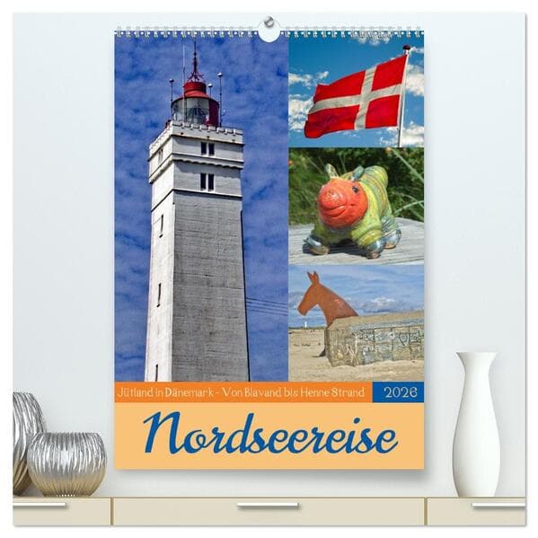 Nordseereise - Jütland in Dänemark - Von Blavand bis Henne Strand (hochwertiger Premium Wandkalender