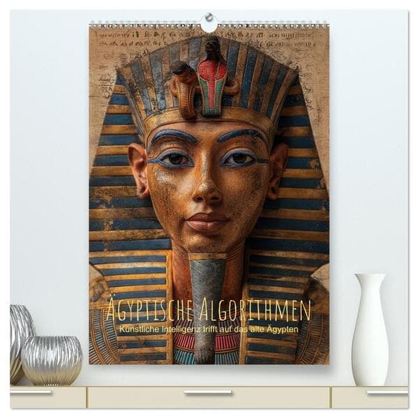 Ägyptische Algorithmen - Künstliche Intelligenz trifft auf das alte Ägypten (hochwertiger Premium Wa