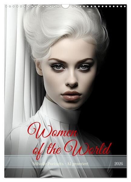 Woman of the World (Wandkalender 2026 DIN A3 hoch), CALVENDO Monatskalender