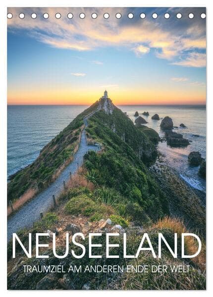 NEUSEELAND - TRAUMZIEL AM ANDEREN ENDE DER WELT (Tischkalender 2026 DIN A5 hoch), CALVENDO Monatskal