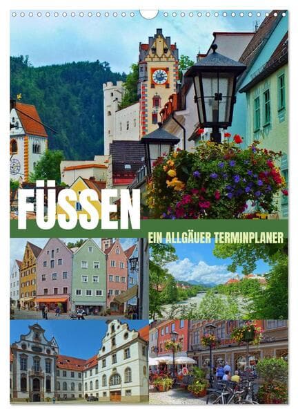 Füssen - Ein Allgäuer Terminplaner (Wandkalender 2026 DIN A3 hoch), CALVENDO Monatskalender
