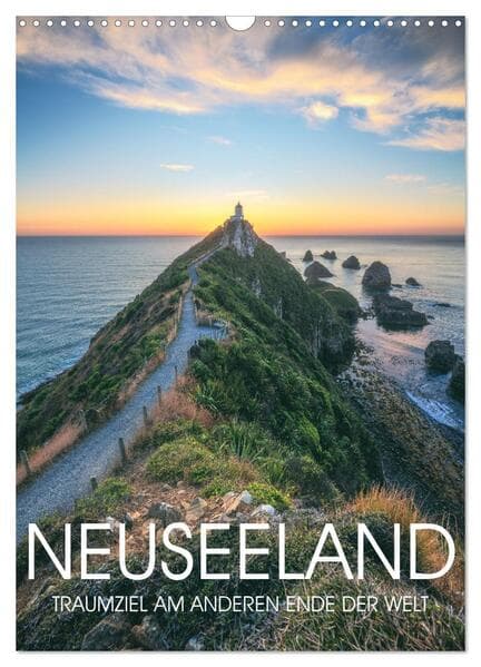 NEUSEELAND - TRAUMZIEL AM ANDEREN ENDE DER WELT (Wandkalender 2026 DIN A3 hoch), CALVENDO Monatskale