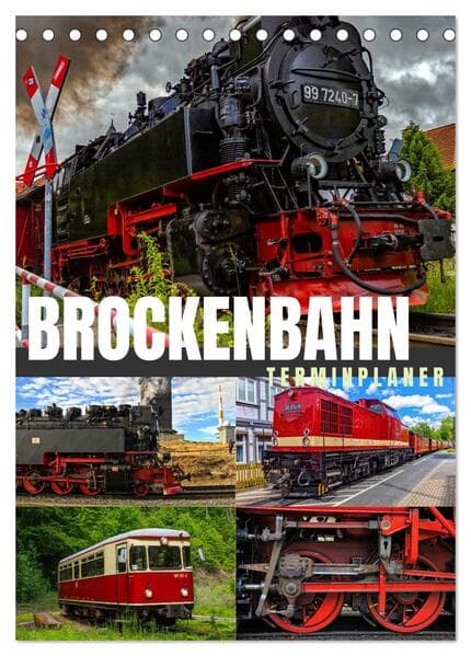 Brockenbahn - Terminplaner (Tischkalender 2026 DIN A5 hoch), CALVENDO Monatskalender