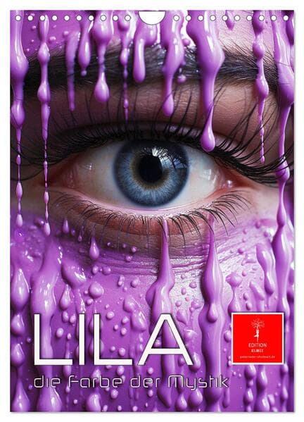 Lila, die Farbe der Mystik (Wandkalender 2026 DIN A4 hoch), CALVENDO Monatskalender