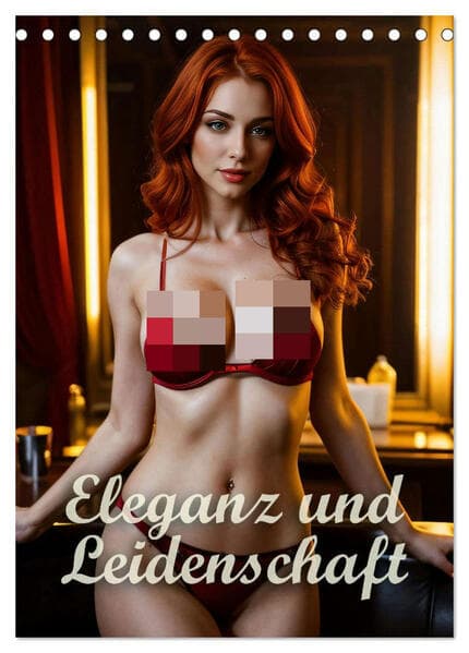 Eleganz und Leidenschaft (Tischkalender 2026 DIN A5 hoch), CALVENDO Monatskalender