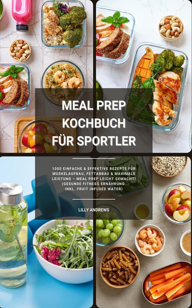 Meal Prep Kochbuch Sportler: 1000 Rezepte für Muskelaufbau