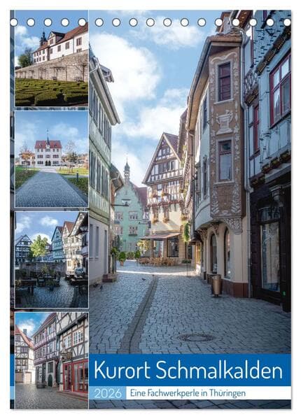 Kurort Schmalkalden (Tischkalender 2026 DIN A5 hoch), CALVENDO Monatskalender