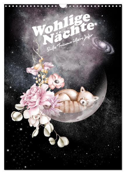 Wohlige Nächte - Süße Träume übers Jahr (Wandkalender 2026 DIN A3 hoch), CALVENDO Monatskalender
