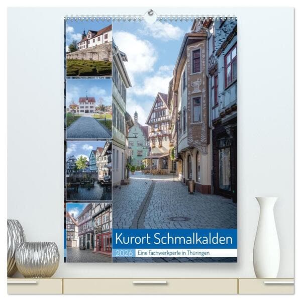 Kurort Schmalkalden (hochwertiger Premium Wandkalender 2026 DIN A2 hoch), Kunstdruck in Hochglanz