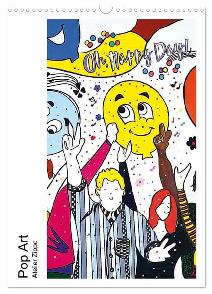 Pop Art - Atelier Zippo (Wandkalender 2026 DIN A3 hoch), CALVENDO Monatskalender