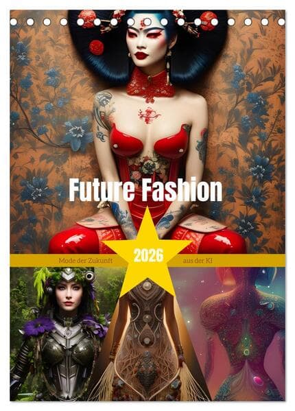 Future Fashion (Tischkalender 2026 DIN A5 hoch), CALVENDO Monatskalender