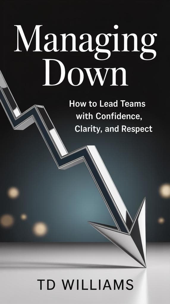 Managing Down: How to Lead Teams with Confidence, Clarity, and Respect (Management Blueprint, #2)