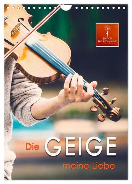 Die Geige meine Liebe (Wandkalender 2026 DIN A4 hoch), CALVENDO Monatskalender
