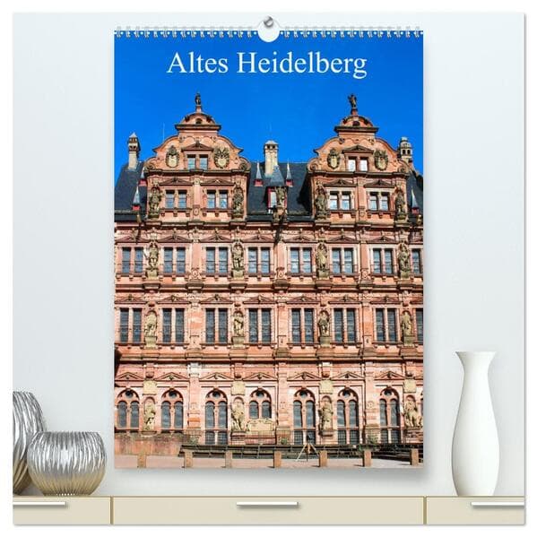 Altes Heidelberg (hochwertiger Premium Wandkalender 2026 DIN A2 hoch), Kunstdruck in Hochglanz