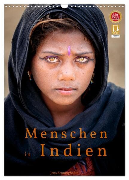 Menschen in Indien (Wandkalender 2026 DIN A3 hoch), CALVENDO Monatskalender