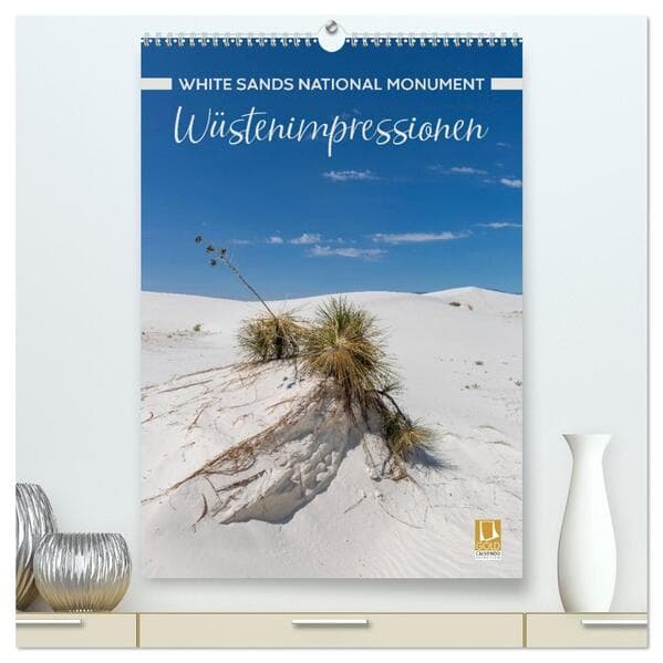 WHITE SANDS NATIONAL MONUMENT Wüstenimpressionen (hochwertiger Premium Wandkalender 2026 DIN A2 hoch