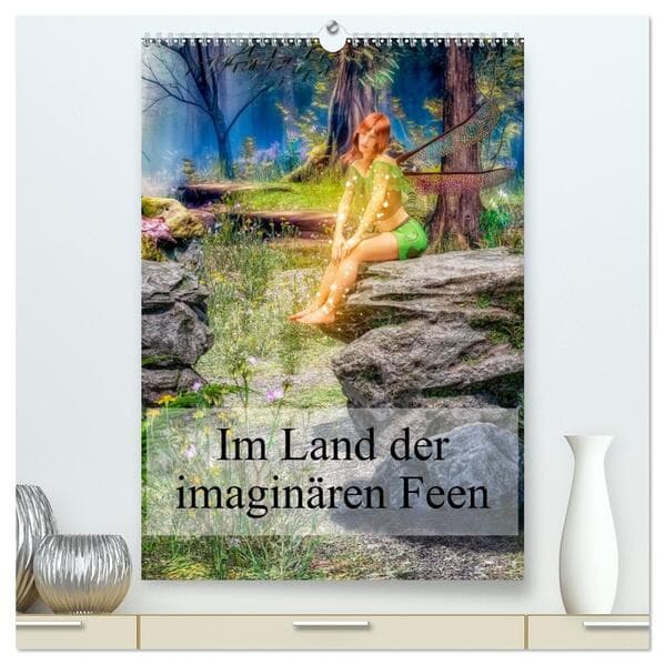 Im Land der imaginären Feen (hochwertiger Premium Wandkalender 2026 DIN A2 hoch), Kunstdruck in Hoch