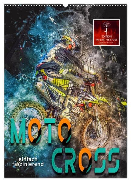 Motocross - einfach faszinierend (Wandkalender 2026 DIN A2 hoch), CALVENDO Monatskalender