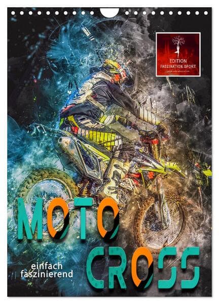 Motocross - einfach faszinierend (Wandkalender 2026 DIN A4 hoch), CALVENDO Monatskalender