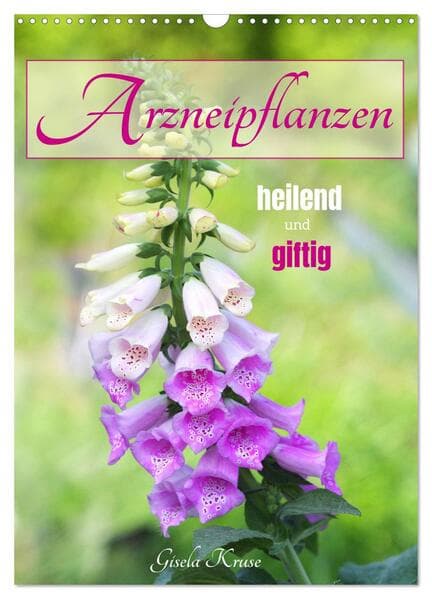 Arzneipflanzen - heilend und giftig (Wandkalender 2026 DIN A3 hoch), CALVENDO Monatskalender