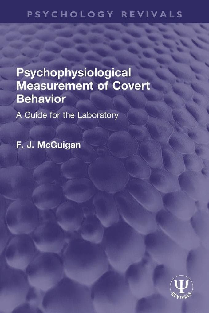Psychophysiological Measurement of Covert Behavior