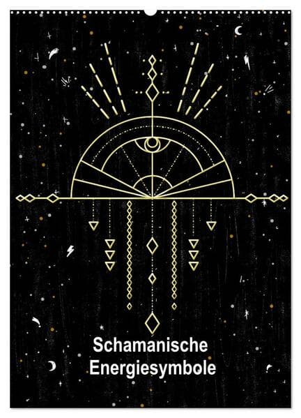 Schamanische Energiesymbole (Wandkalender 2026 DIN A2 hoch), CALVENDO Monatskalender