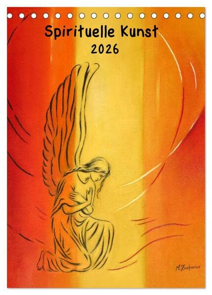 Außergewöhnliche spirituelle Kunst 2026 (Tischkalender 2026 DIN A5 hoch), CALVENDO Monatskalender
