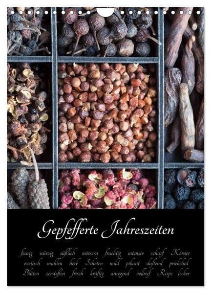 Gepfefferte Jahreszeiten (Wandkalender 2026 DIN A4 hoch), CALVENDO Monatskalender