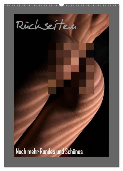 Rückseiten - Noch mehr Rundes und Schönes (Wandkalender 2026 DIN A2 hoch), CALVENDO Monatskalender