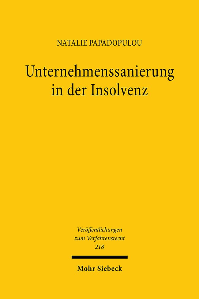 Unternehmenssanierung in der Insolvenz