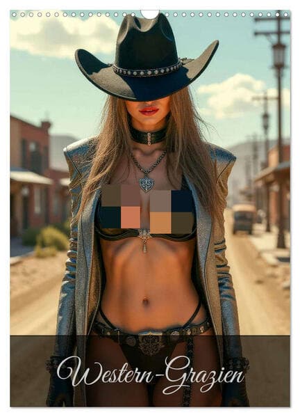 Western-Grazien (Wandkalender 2026 DIN A3 hoch), CALVENDO Monatskalender