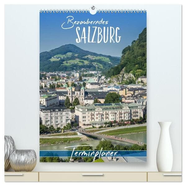 Bezauberndes SALZBURG / Terminplaner (hochwertiger Premium Wandkalender 2026 DIN A2 hoch), Kunstdruck in Hochglanz
