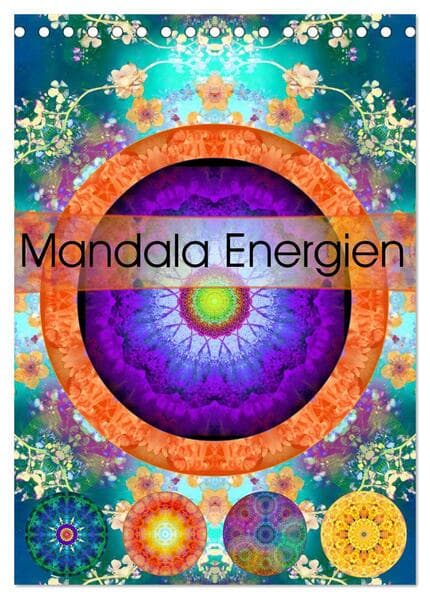 Mandala Energien (Tischkalender 2026 DIN A5 hoch), CALVENDO Monatskalender