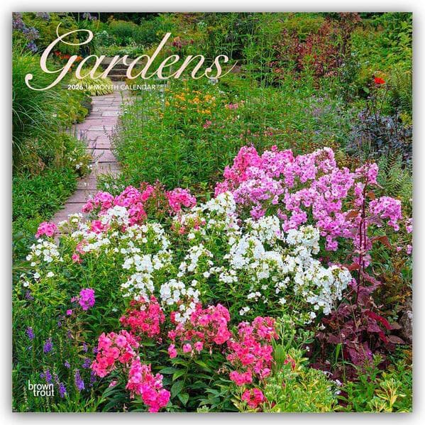 Gardens - Gärten 2026 - 16-Monatskalender