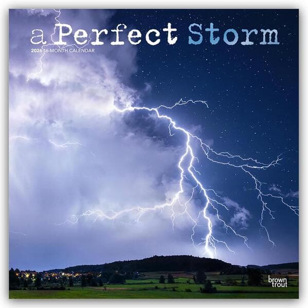 A Perfect Storm - Orkane - Tornados - Stürme - Unwetter 2026 - 16-Monatskalender