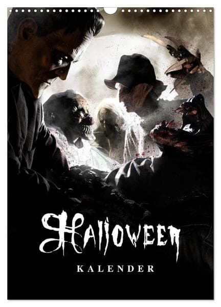 Halloween Optische Illusionen - Kalender 2026 (Wandkalender 2026 DIN A3 hoch), CALVENDO Monatskalender