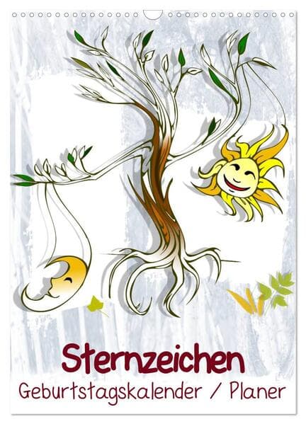 Sternzeichen Geburtstagskalender / Planer (Wandkalender 2026 DIN A3 hoch), CALVENDO Monatskalender