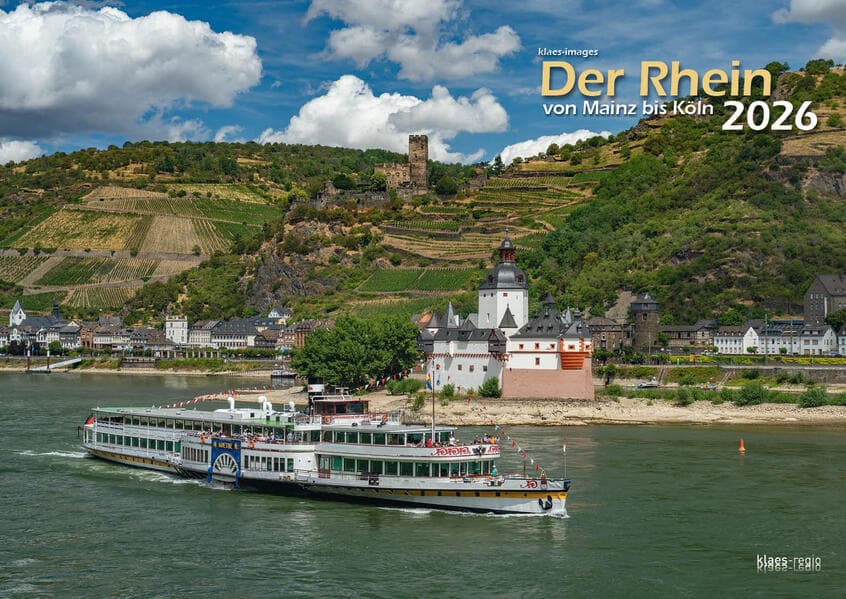 Der Rhein von Mainz bis Köln 2026 Bildkalender A3 Spiralbindung