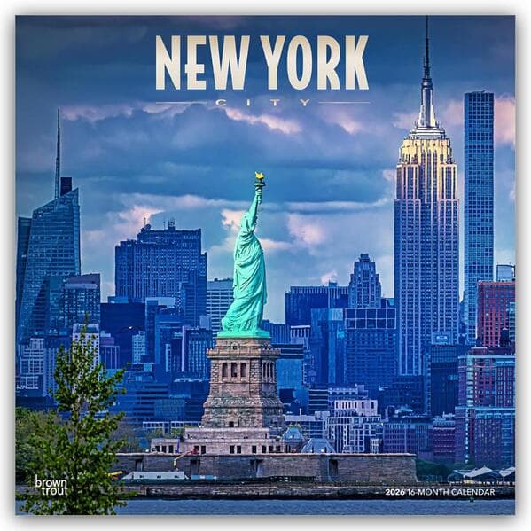 New York 2026 - 16-Monatskalender