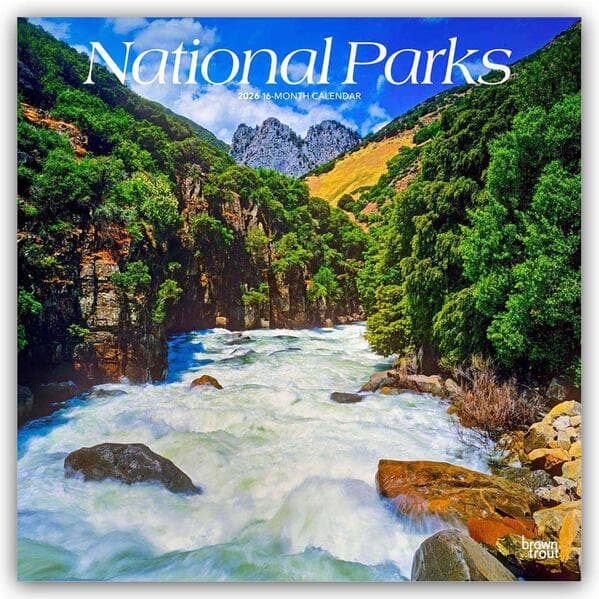 National Parks 2026 - 16-Monatskalender