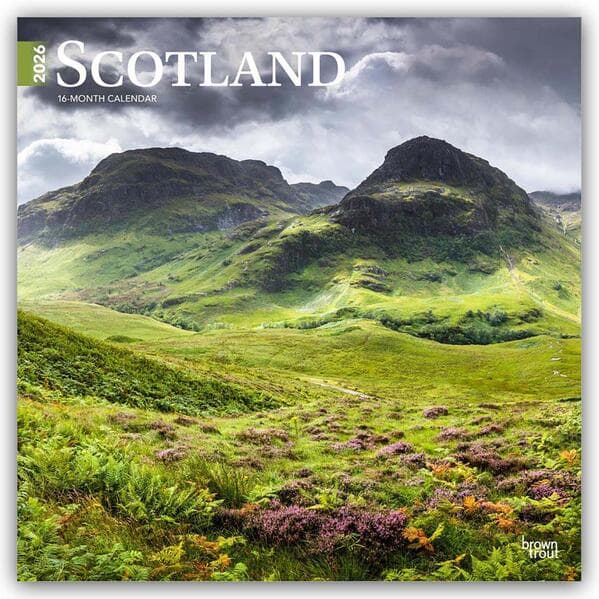 Scotland - Schottland 2026 - 16-Monatskalender