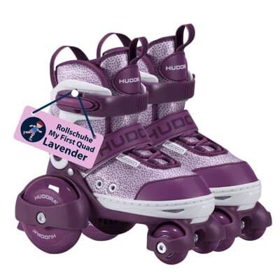 HUDORA 22061 - Rollschuh My First Quad, lavender, Gr. 26-29