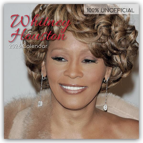 Whitney Houston 2026 - 16-Monatskalender
