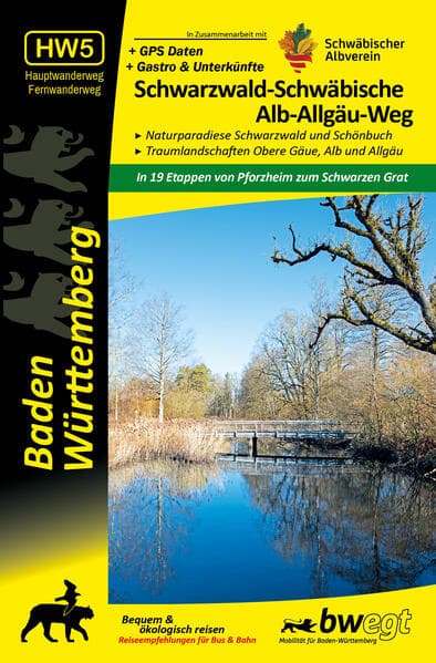 Schwarzwald-Schwäbische Alb-Allgäu-Weg HW5 - Naturparadiese Schwarzwald und Schönbuch, Traumlandscha