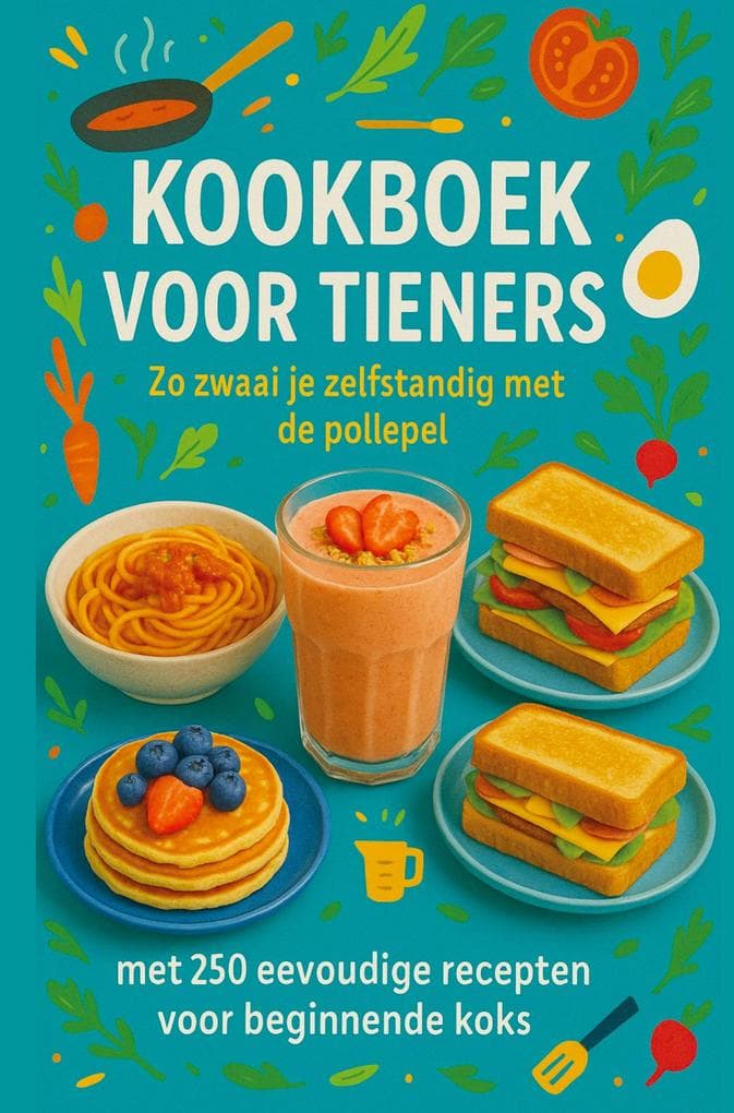 Kookboek voor Tieners Zo zwaai je zelfstandig met de pollepel:Het perfecte cadeau voor tieners